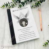 Personalised Letters To Heaven Notebook - Unique Photo Sympathy Gift - Bereavement Journal - Memory Dove Gift