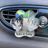 Personalised Photo Car Air Freshener Vent Clip - More Shapes Available