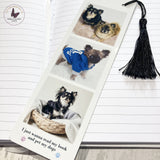 Personalised Photo Bookmark, large Metal Bookmarks, Book Lover Gifts,  Letterbox Gift, Unique Birthday Present, Mothers Day Present