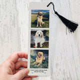 Personalised Photo Bookmark, large Metal Bookmarks, Book Lover Gifts,  Letterbox Gift, Unique Birthday Present, Mothers Day Present