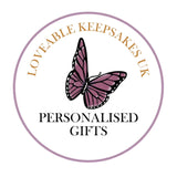 Personalised Letters To Heaven Notebook, Purple Rose Heart Gift, Bereavement Gift, Letter Box Gifts, Condolences Gift, Missing You Gift