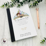 Personalised Baby loss Notebook, Angel Wings Rainbow Baby Book Poem, Letters To Heaven, Too Beautiful For Earth, Memorial Gift For Mum