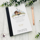 Personalised Baby loss Notebook, Angel Wings Rainbow Baby Book Poem, Letters To Heaven, Too Beautiful For Earth, Memorial Gift For Mum