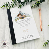 Personalised Baby loss Notebook, Angel Wings Rainbow Baby Book Poem, Letters To Heaven, Too Beautiful For Earth, Memorial Gift For Mum