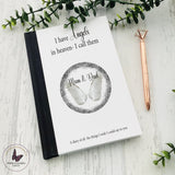 Personalised Letters To Heaven Notebook - Angel In Heaven Journal