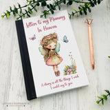 Personalised Letters To Heaven Notebook - Children's Fairy Journal