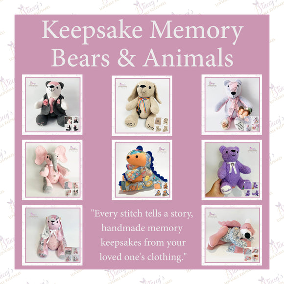 Keepsake Memory Bears & Animals