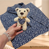 Always With You Bear – Personalised Memory Bear from Loved One's Clothing with Optional Angel Wings