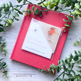 Handmade Robin Fabric Corner Bookmark - Book Lover Gift