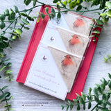 Handmade Robin Fabric Corner Bookmark - Book Lover Gift