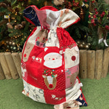 Personalised keepsake Santa sack handmade from treasured baby and children's clothes