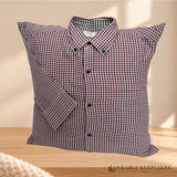 Handmade Memory Cushion With Collar & Sleeve – Made From Loved One’s Clothing