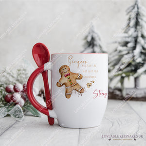 Personalised Christmas Mug, Gingers Are For Life Mug, Stocking Filler Gift For Kids, Christmas Eve Box