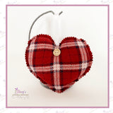 Memory Hanging Heart – Made from Loved One’s Clothes