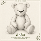 Robin – Traditional Jointed Memory Bear | Coming Soon