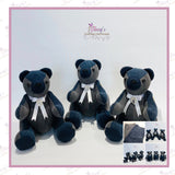 Button Joined Mini Bear - Made From Loved One’s Clothing