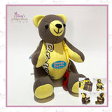 Button Joined Mini Bear - Made From Loved One’s Clothing