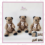 Button Joined Mini Bear - Made From Loved One’s Clothing