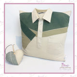 Memory Cushion With Arm & Collar - Made From Loved One’s Clothing