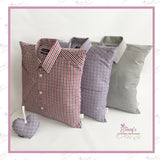 Memory Cushion With Arm & Collar - Made From Loved One’s Clothing