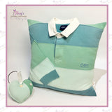 Memory Cushion With Arm & Collar - Made From Loved One’s Clothing