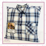 Memory Cushion With Arm & Collar - Made From Loved One’s Clothing