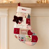 Patchwork Christmas Stocking – Keepsake Made from Baby or Child’s Clothes