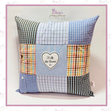 Patchwork Memory Cushion - Made From Loved One’s Clothing