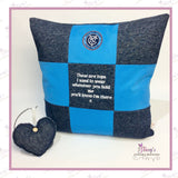 Patchwork Memory Cushion - Made From Loved One’s Clothing