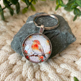 Pocket hug robin charm with sentimental verse, funeral favour or grief token