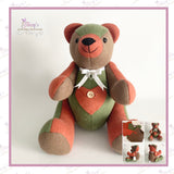 Regular Button Joined Memory Bear - Made From Loved One’s Clothing