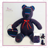 Standard Memory Bear - Made From Loved One’s Clothing