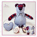 Standard Memory Bear - Made From Loved One’s Clothing