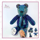 Standard Memory Bear - Made From Loved One’s Clothing