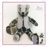 Standard Memory Bear - Made From Loved One’s Clothing