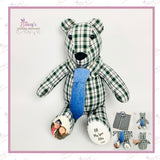 Standard Memory Bear - Made From Loved One’s Clothing