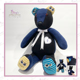 Standard Memory Bear - Made From Loved One’s Clothing