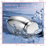 Waterproof silver mini ashes urn made from high-quality aluminium alloy with a secure screw-top lid