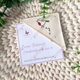Handmade Robin Fabric Corner Bookmark - Book Lover Gift
