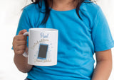 Personalised Limited Edition Phone Addict Mug, Red Blue Gold Mug, Birthday Gift, Christmas Mug, Limited Edition Gift