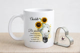 Personalised Sunflower Be Positive Mug, Inspirational Sayings Mug, Positive Gift, Self Care Mug, Unique Gifts