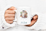 Personalised Teacher Owl Mug, Teaching Assistant Gift, Ceramic Coffee Mug, Gift For Her