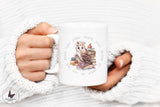 Personalised Teacher Owl Mug, Teaching Assistant Gift, Ceramic Coffee Mug, Gift For Him