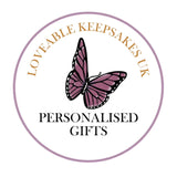 Personalised Memorial Gift, Memorial Bauble, Ceramic Hanging Decoration, Remembering Loved Ones, Pink Butterfly Gifts