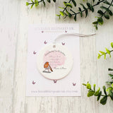 Personalised Robin Remembering You At Christmas Bauble, Tree Decoration, Keepsake Gift, Memorial Bauble, Hanging Christmas Ornament