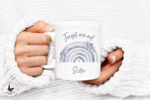 Personalised Mug, Forget Me Not Gifts, Memorial Gifts , Condolences Gift, In Loving Memory, Leaving Gift For Work Colleague